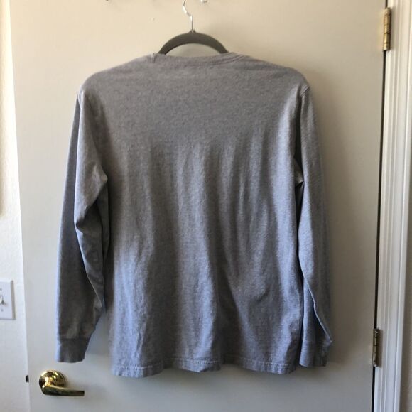 Lands End Long Sleeve T-shirt size L/T GUC Gray - Picture 2 of 4